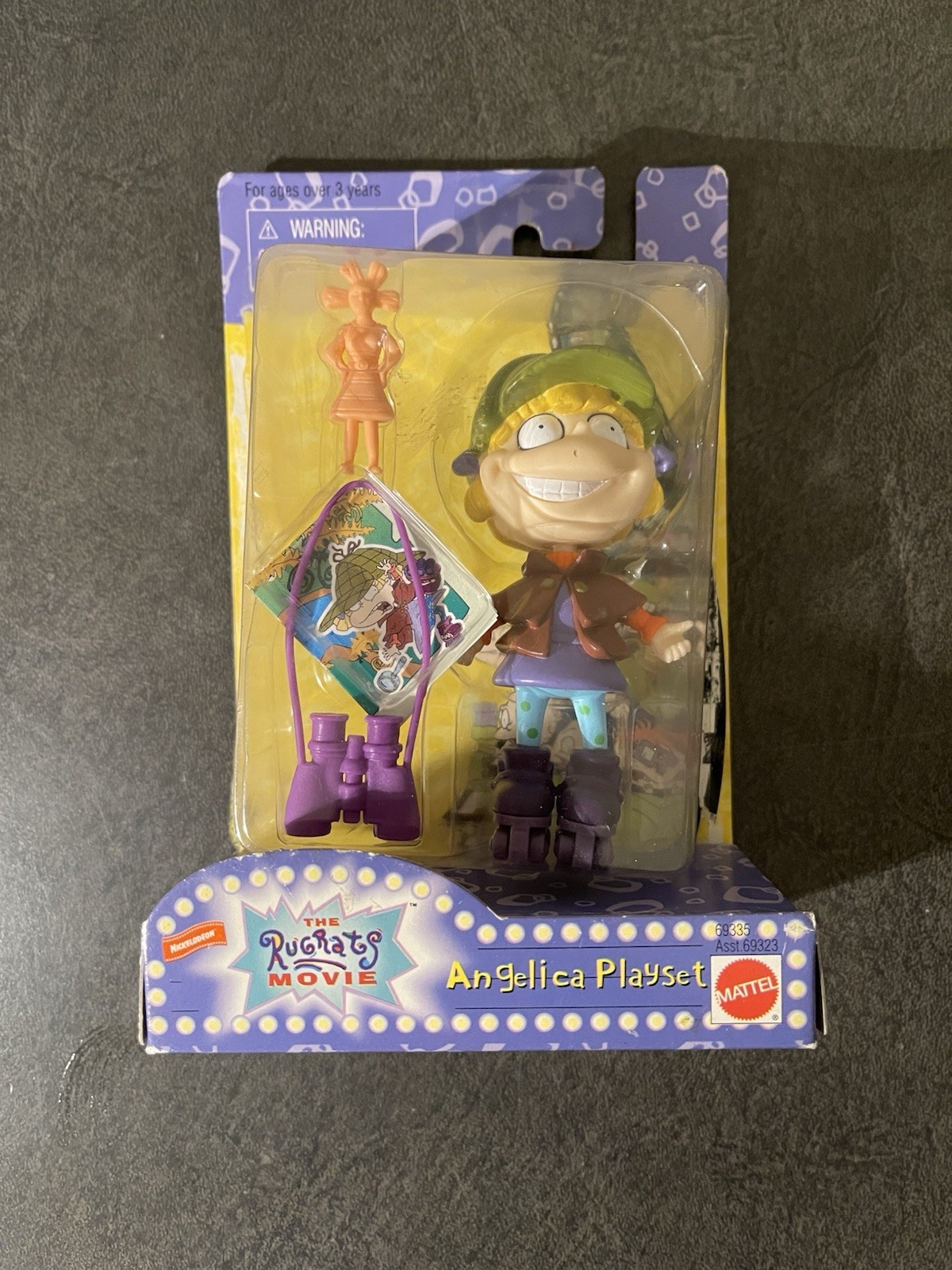 1998 Nickelodeon The Rugrats Movie - Angelica Play Set Mattel - Stapled Box