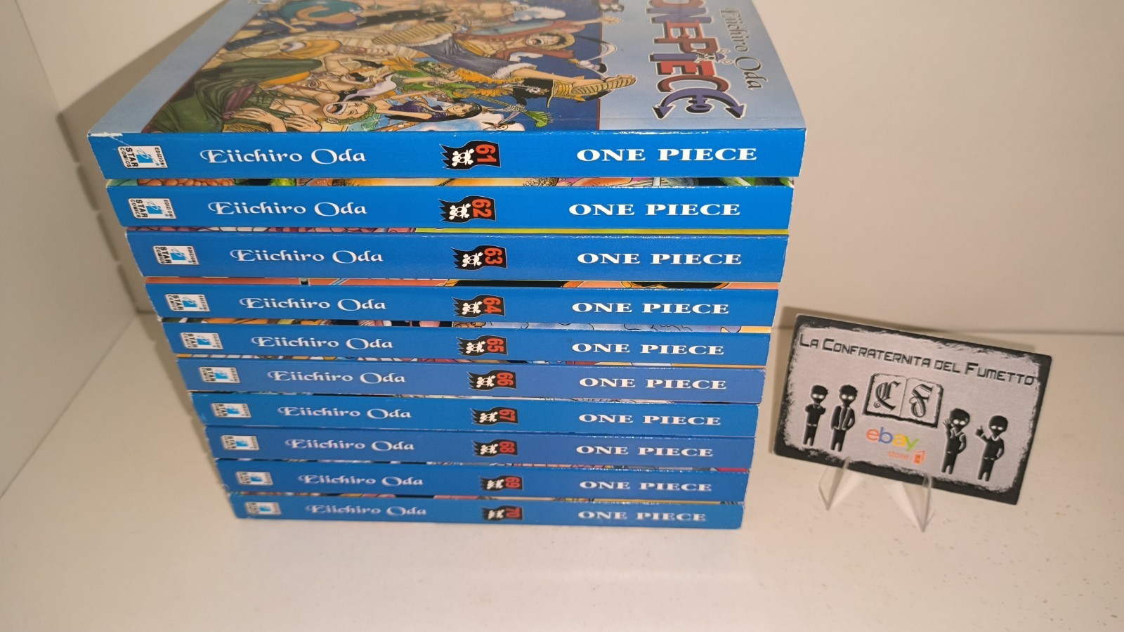ONE PIECE SERIE BLU SEQUENZA COMPLETA 61-62-63-64-65-66-67-68-69-70 STAR COMICS