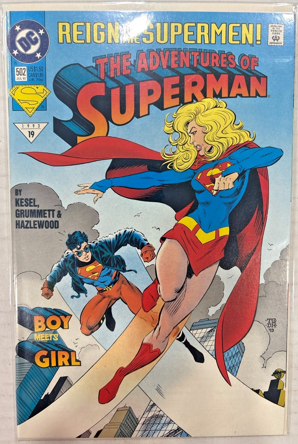 Adventures of Superman #502 DC 1993 Il regno dei supermen fumetto Supergirl