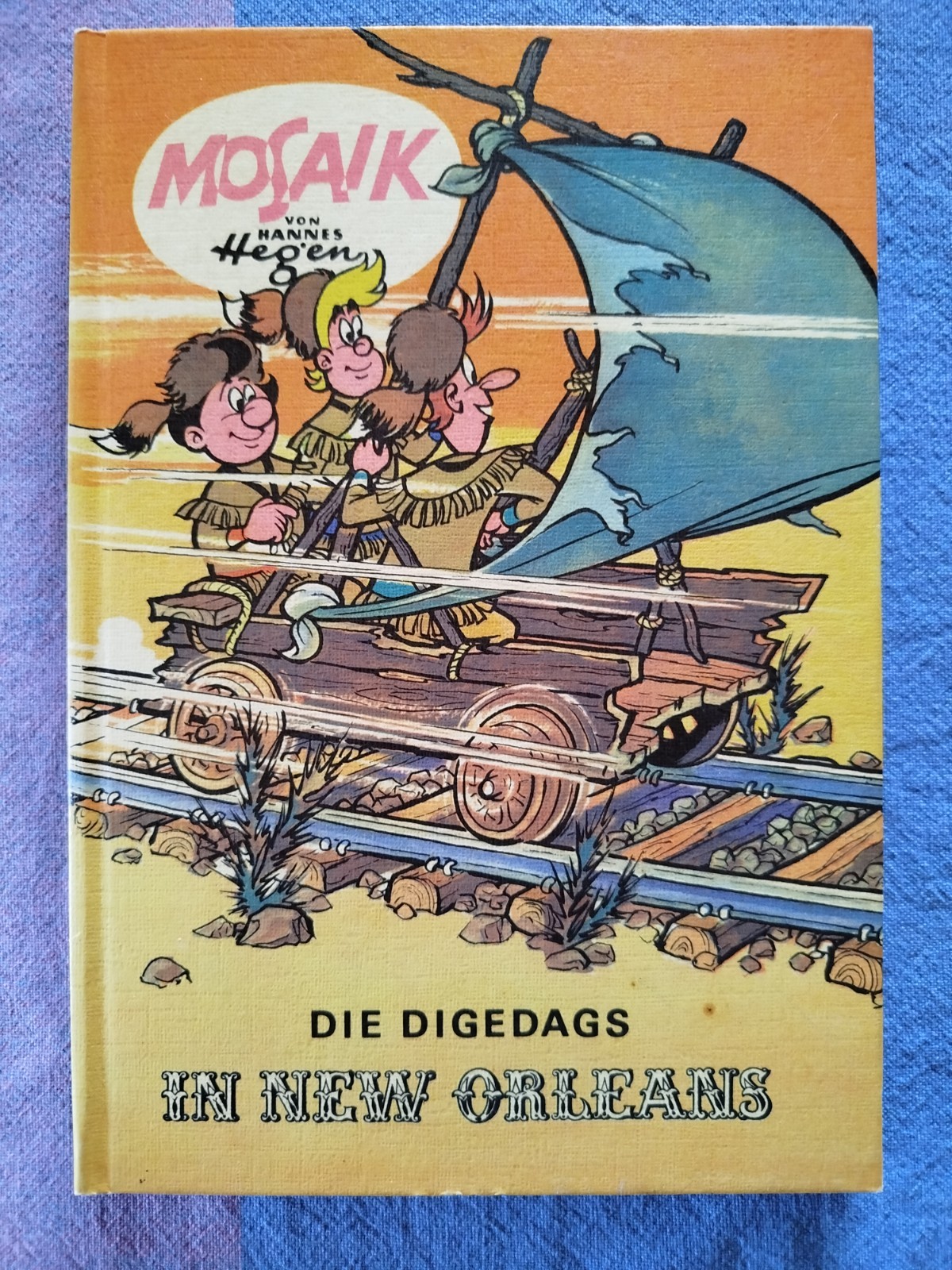 Libro mosaico n.5 I Digedags a New Orleans del 1976 della casa editrice Giovane Mondo