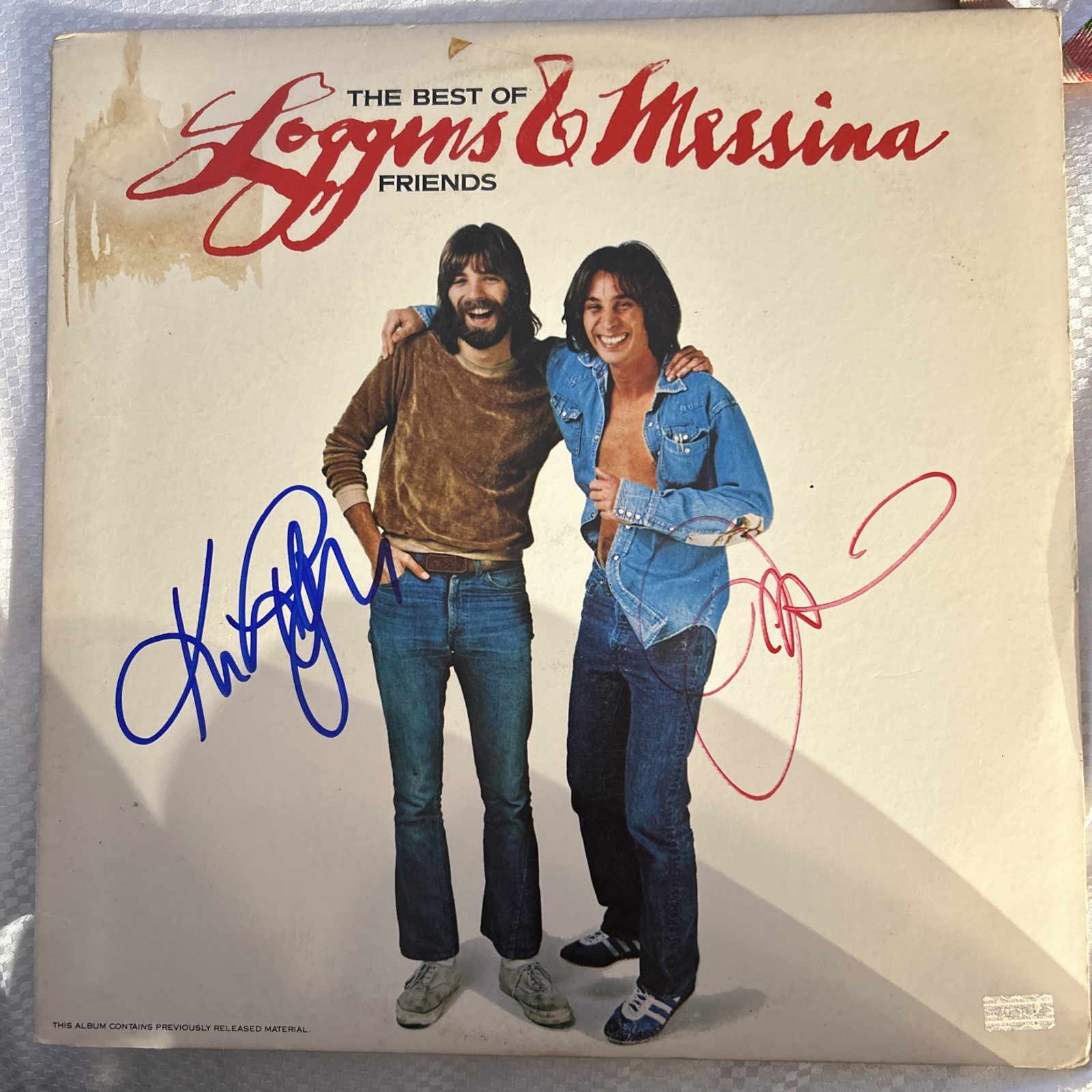 The Best Of Loggins And Messina Friends Autographed Vinyl With Coa