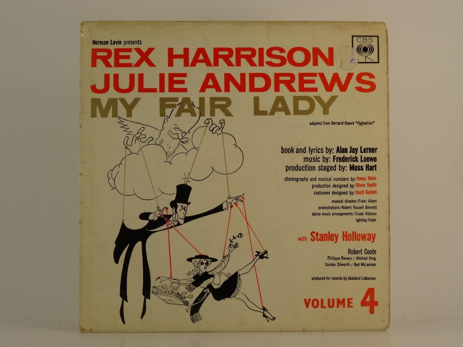 REX HARRISON FT JULIE ANDREWS MY FAIR LADY (85) 3 Track 7" Single including Pict
