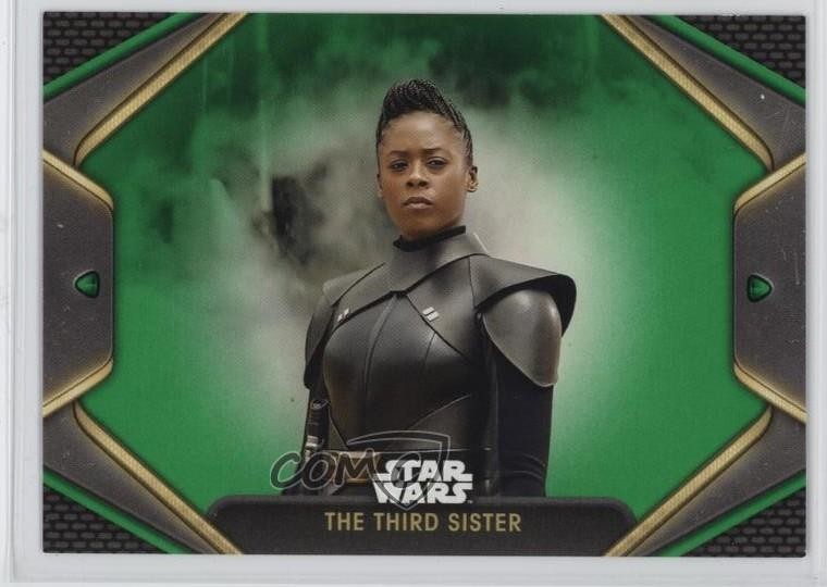 2023 Topps Star Wars Obi-Wan Kenobi verde 23/75 Reva la terza sorella #2 0ly5