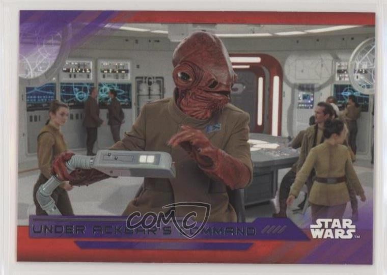 2017 Star Wars: Gli Ultimi Jedi Viola Ammiraglio Ackbar Sotto il Comando di Ackbar fm0
