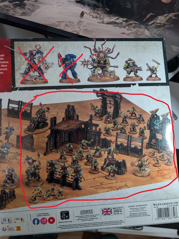 Partie Ork du Starter Set #1