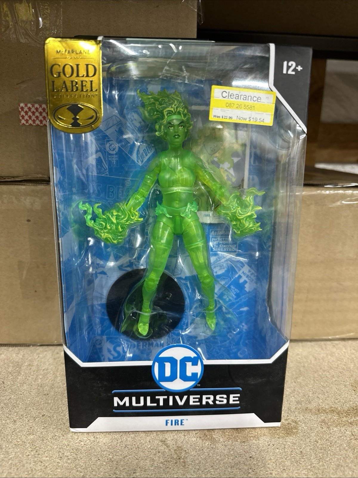WN5-Mcfarlane Dc Multiverse GOLD LABEL collezione - Fuoco - NUOVO SIGILLATO