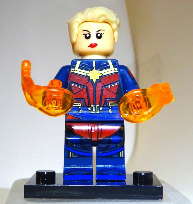 Minifigures Super Eroi  Cap Marvel6      Compatibile legoB2