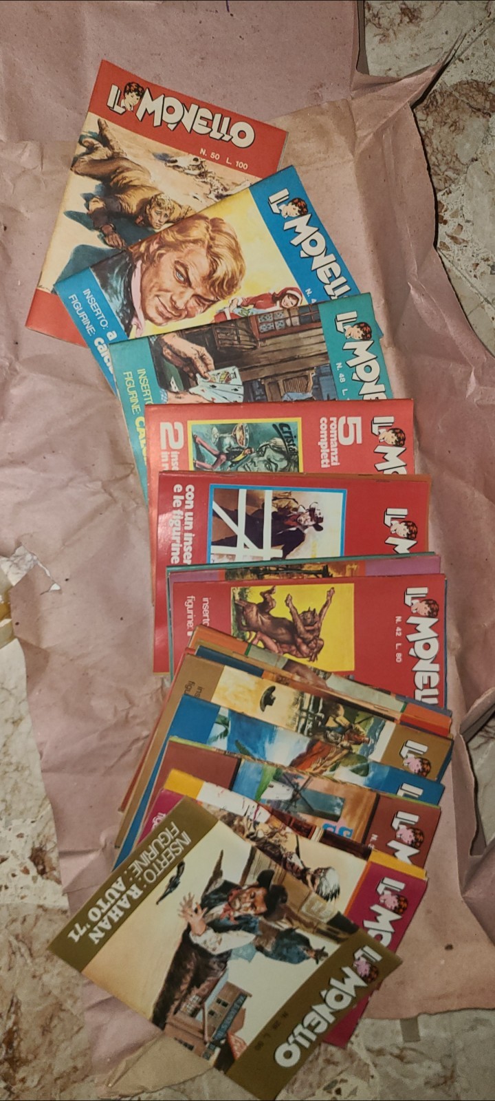 Il Monello lotto strisce a fumetti con inserto figurine 1971 n1.50  Descrizione