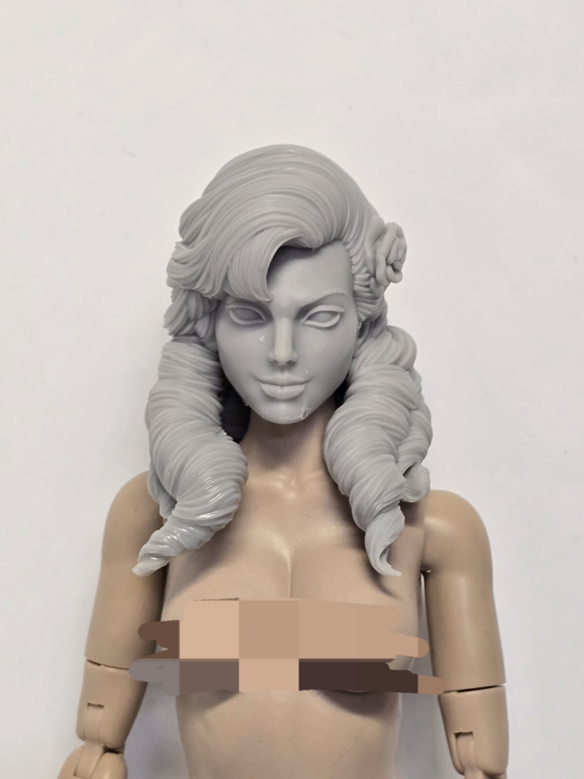 3d Printed BOMBSHELL BLACK CANARY HEAD 1/6th Scale Fits 12" Body Phicen Figure