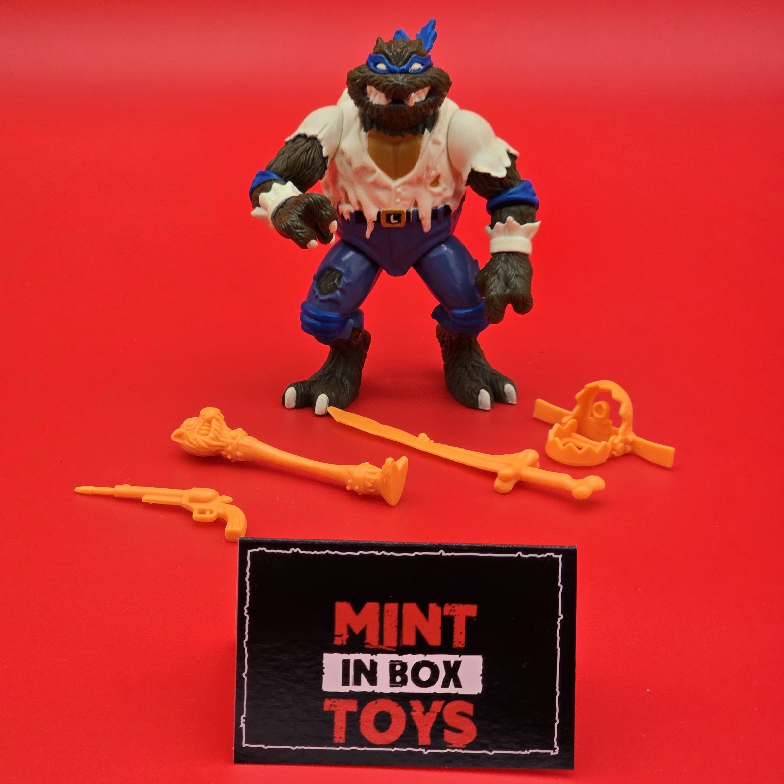 1993 TMNT Teenage Mutant Ninja Turtles Leo Wolfman Universal Monsters COMPLETE