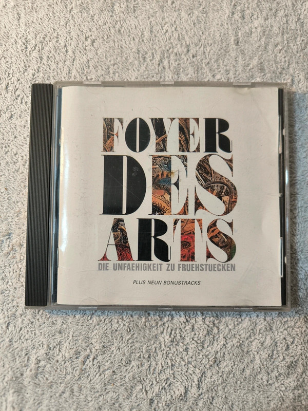 Foyer Des Arts – Die Unfähigkeit zu frühstücken | CD (Max Goldt, + 9 Bonus Tracks)