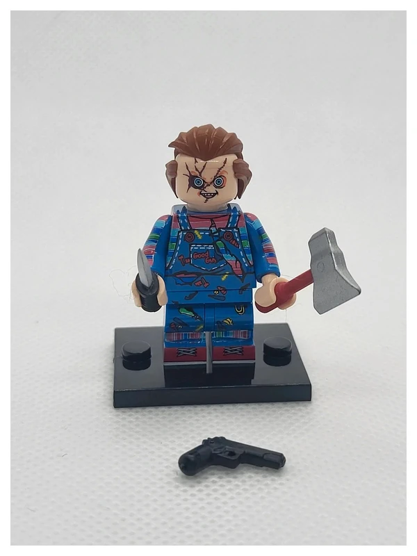 Figurine type Lego - Child’s Play - Chucky (Lego-style Figure - Child’s play - Chucky)