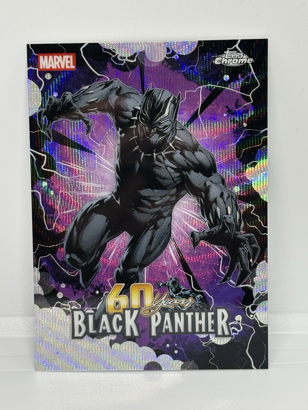 2026 Topps Chrome Marvel BP-08 60 Years of Black Panther 