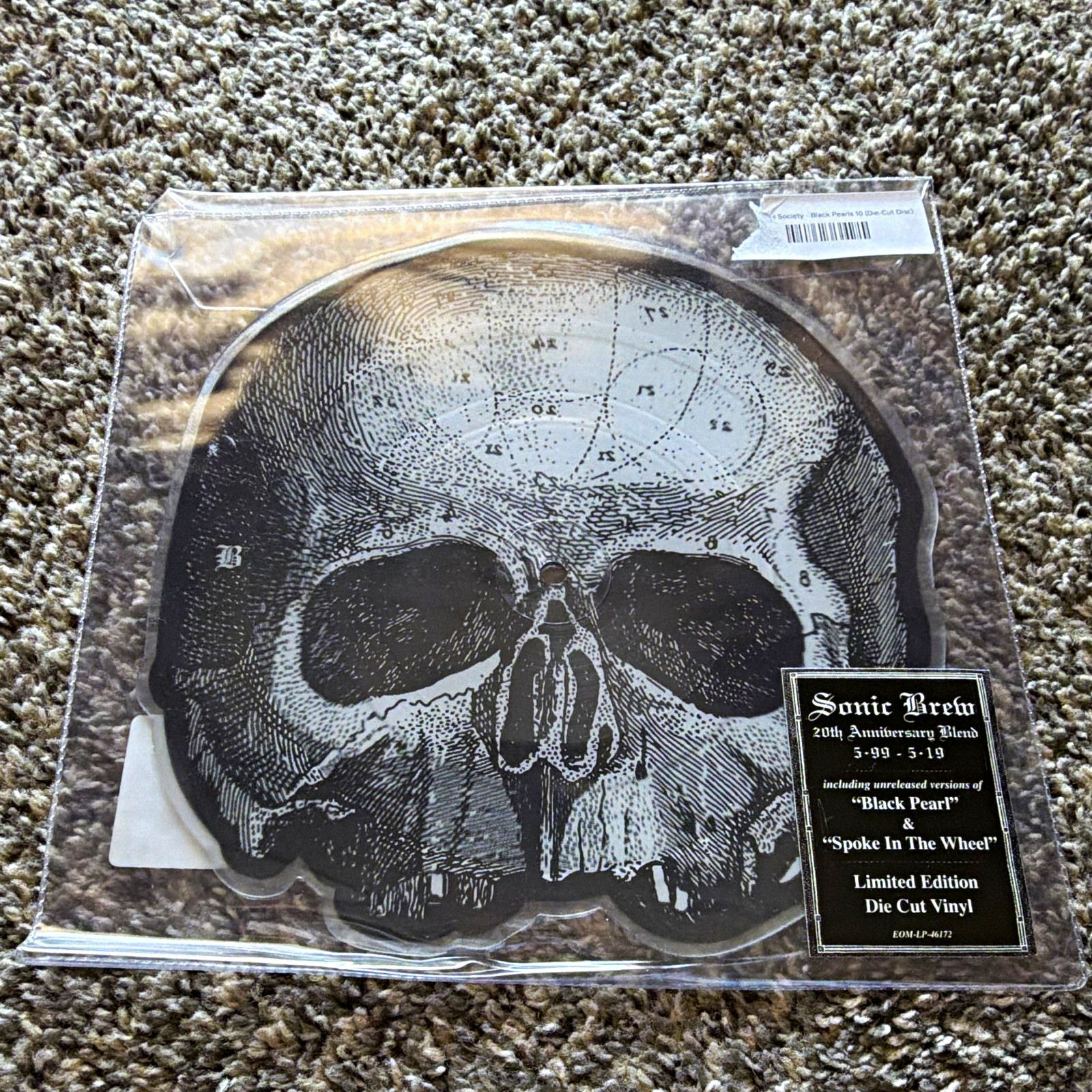 Black Label Society Black Pearl Skull Die Cut Vinyl Sticker Decal for Skateboard