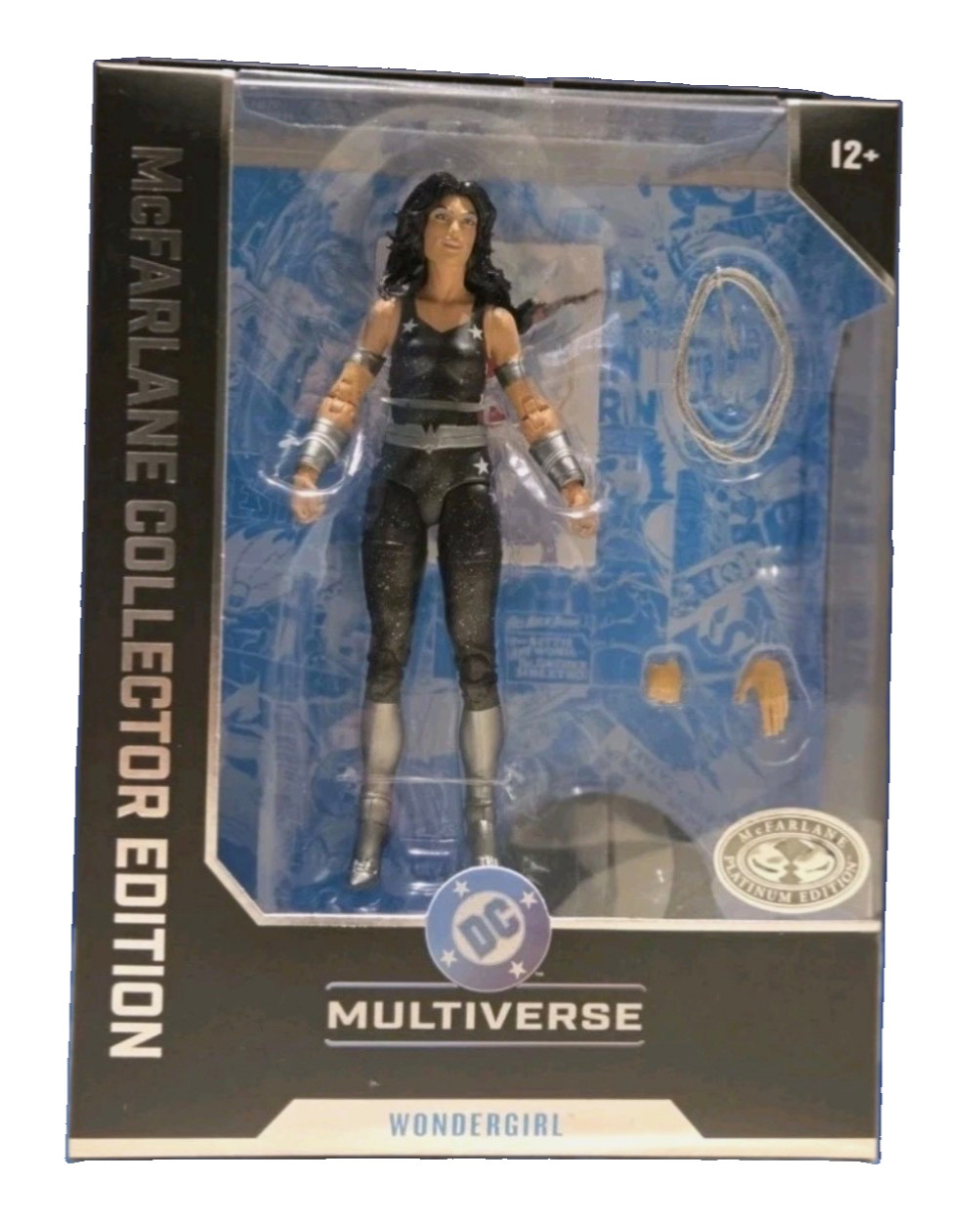 McFarlane Toys DC Multiverse WONDER GIRL (Donna Troy)  7” PLATINUM Figure MIP!