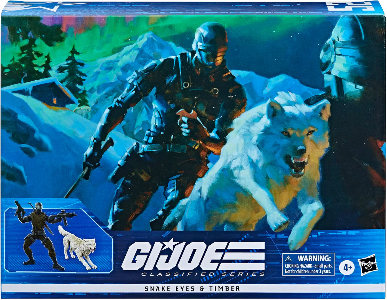 G.I. Joe Classified Series Snake Eyes & Timber Action Figures 52 Collectible