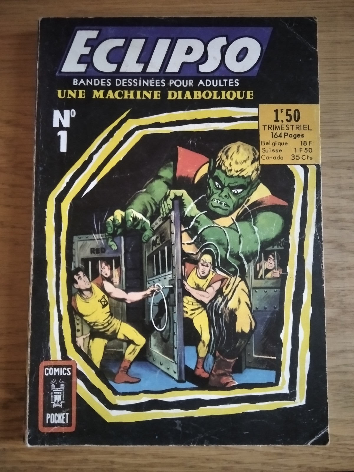 ECLIPSO n° 1 , Une Machine Diabolique , ( édition Arédit , 04/1968 )
