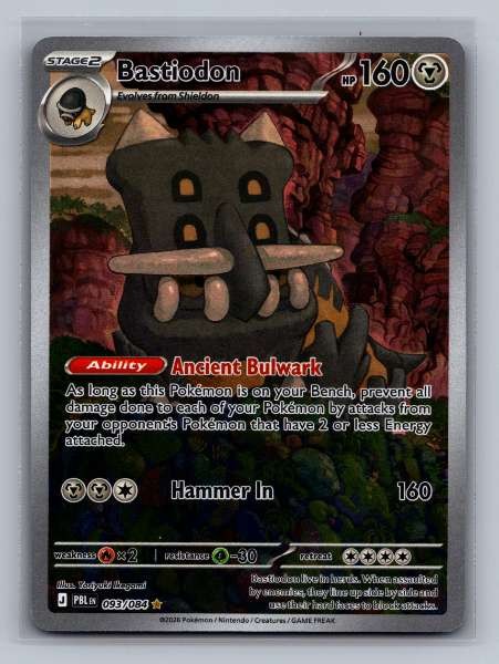 Bastiodon 093/084 Temporal Forces Ultra Rare Illustration Rare NM Pokemon TCG
