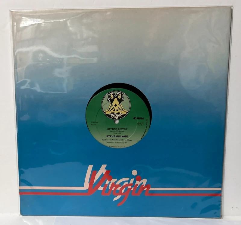 Maxi Single 12" - Steve Hillage - Getting better