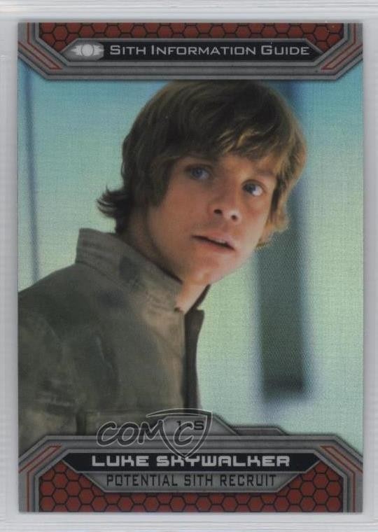 2015 Star Wars Chrome Perspectives: Jedi vs Sith Refractor Luke Skywalker 3pu
