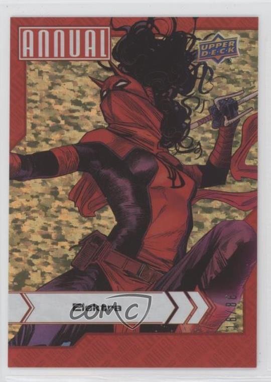2022-23 Upper Deck Marvel Annual Gold Linearity 16/88 Elektra #27 13 piedi