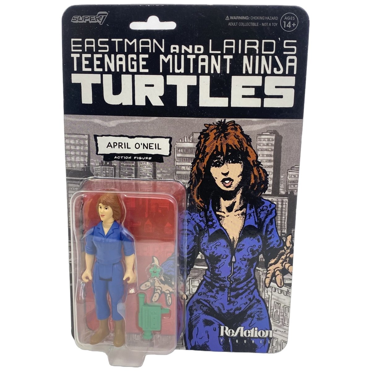 ReAction Teenage Mutant Ninja Turtles Modellino April O'Neil 3,75" Super7