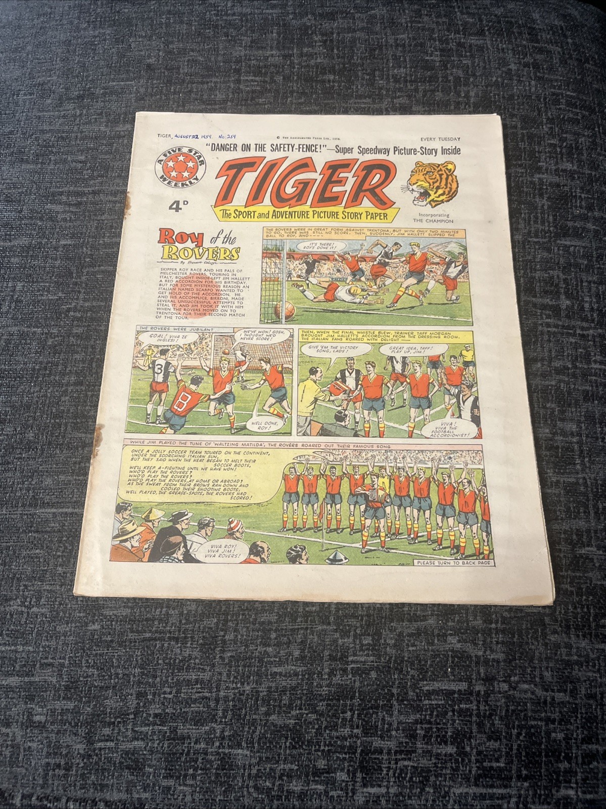 Tiger Comic - 22 August 1959