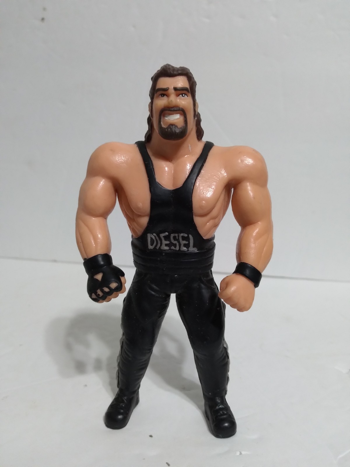 Figurina vintage 1994 WWF JustToys Bend Ems Diesel WWE Kevin Nash Wrestling 