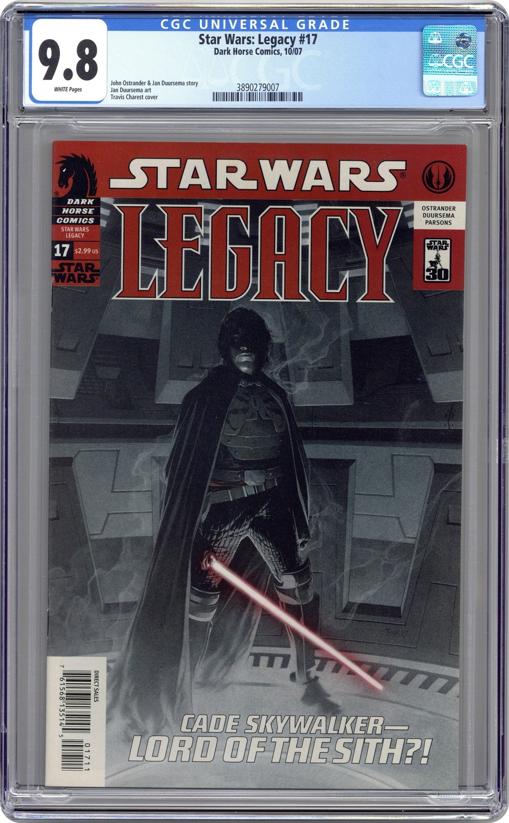 Star Wars Legacy #17 CGC 9.8 2007 3890279007