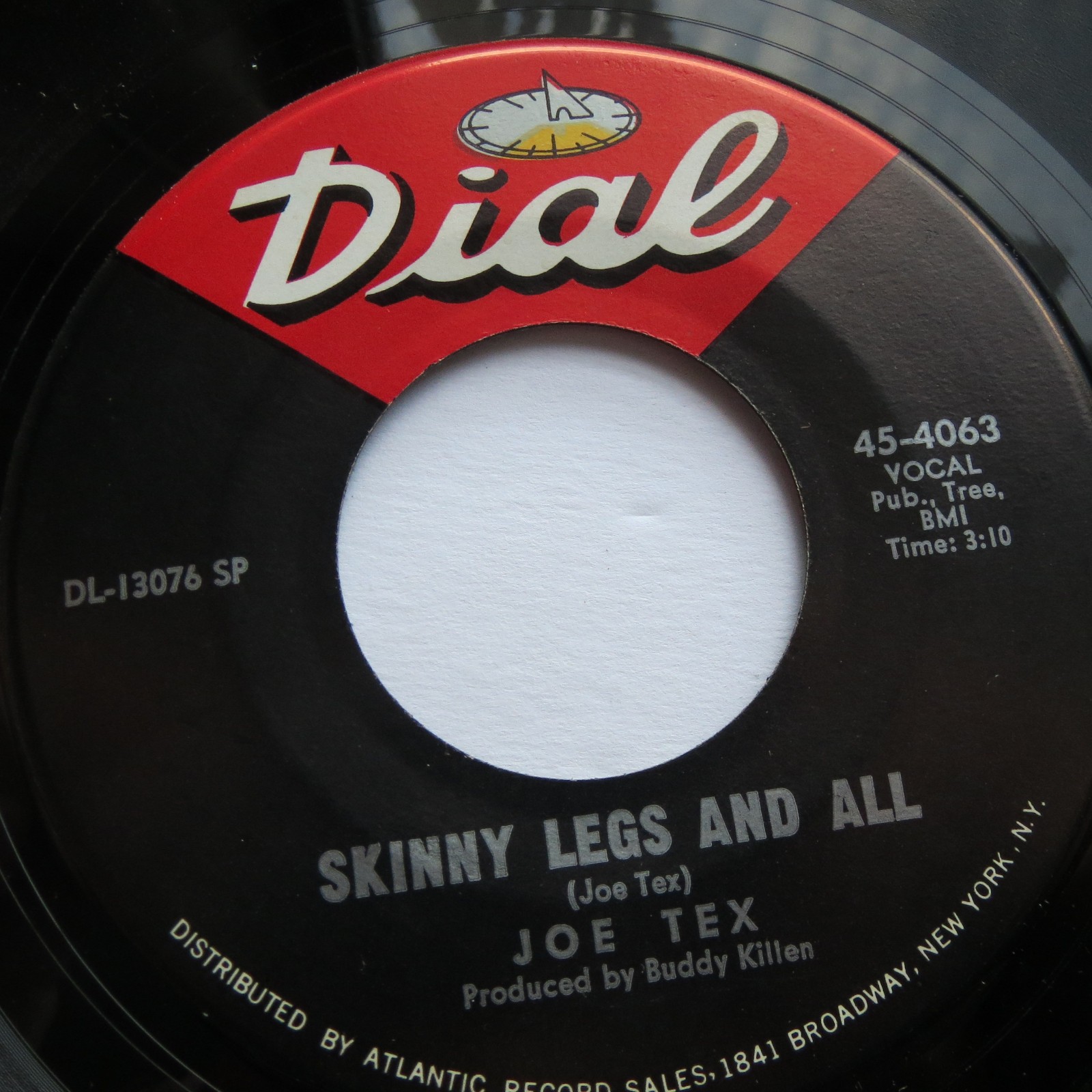 Joe Tex - Skinny Legs And All / Watch The One 7" 45 RPM Vinyl Record Dial 1967