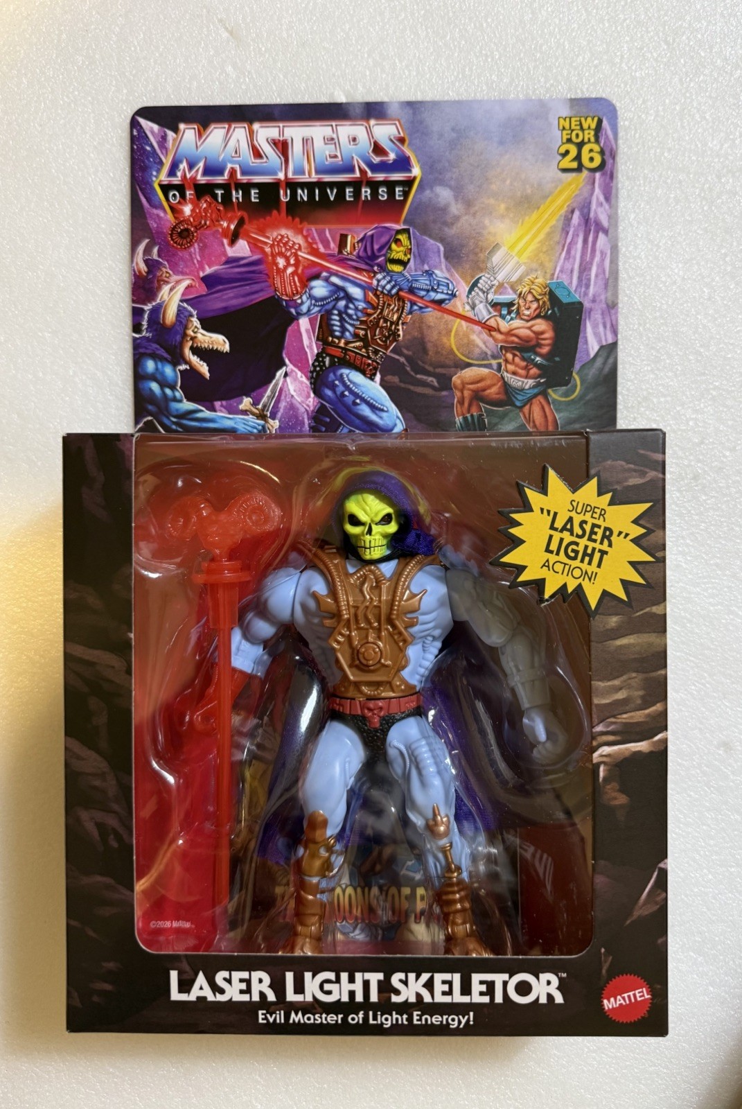 Laser Light Skeletor Deluxe  Origins MASTERS OF THE UNIVERSE  Motu 2026