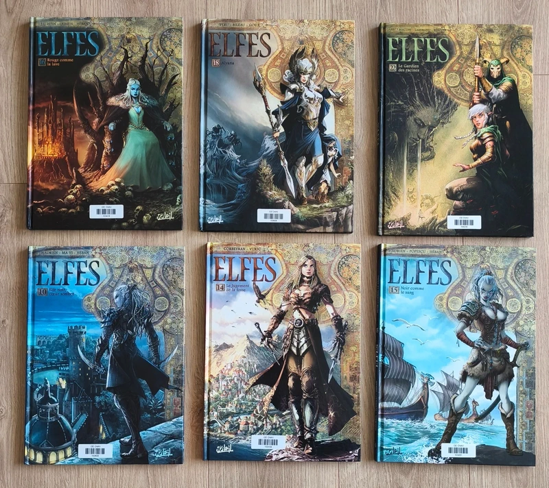 Lot 6 BD Elfes (Éditions Soleil) - Tomes 10, 14, 15, 16, 18, 22