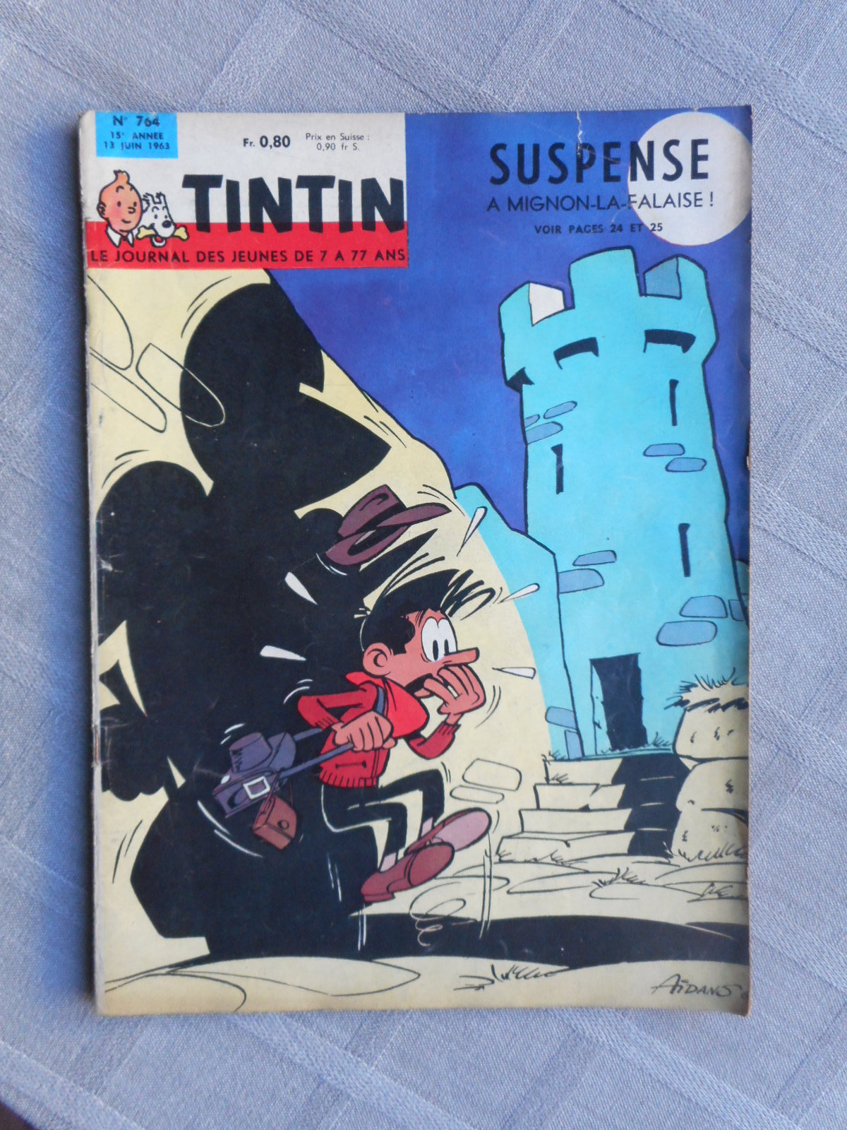 Hebdo Tintin 1ª Serie N°764 Stato Corretto Senza Più