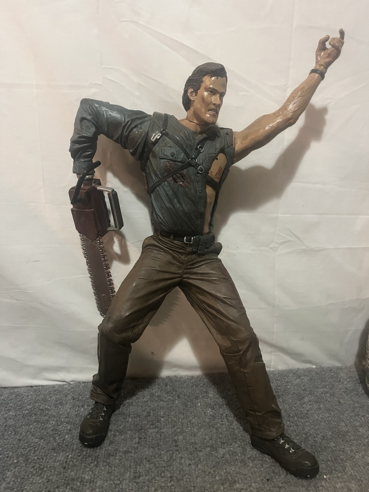 2001 McFarlane Toys Ash Evil 17" Dead Army Of Darkness Modellino Horror 