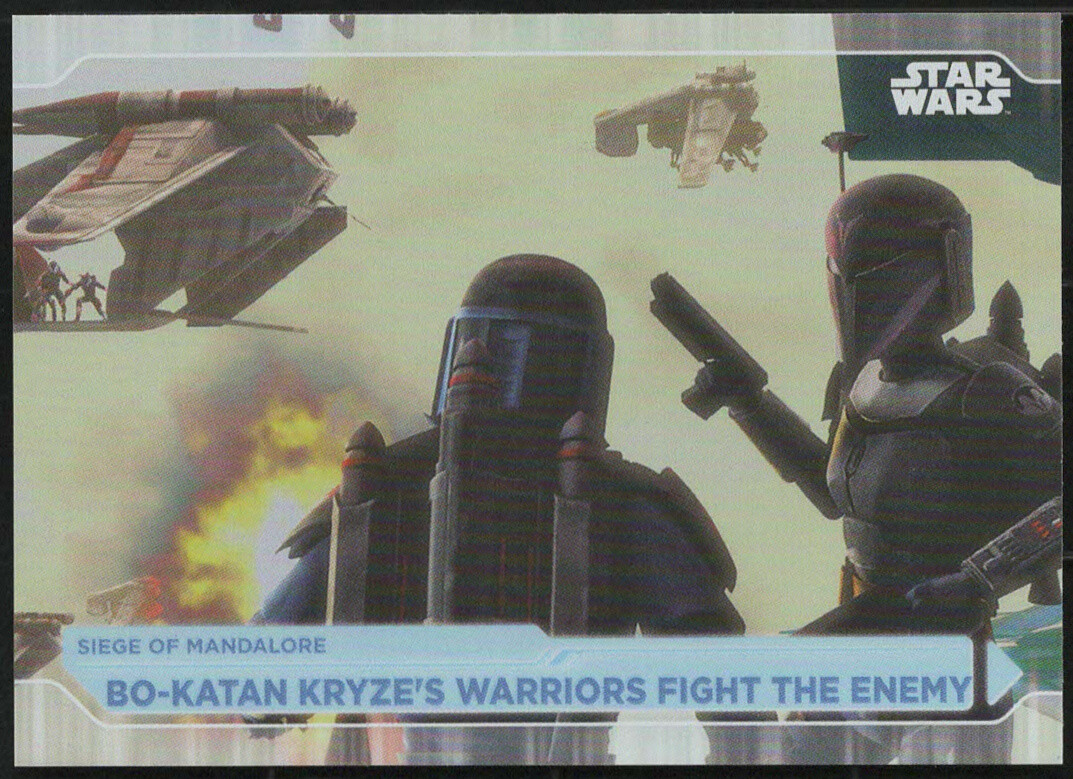 2021 Topps Star Wars: Battle Plans FOILBOARD PARALLELO #32...WARRIORS FIGHT