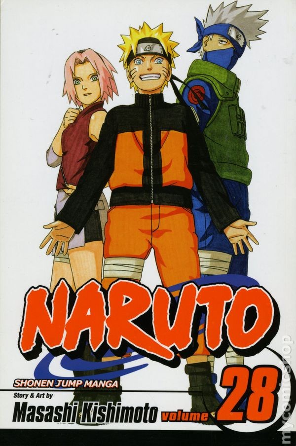Naruto TPB #28-REP VG 2008 immagine stock basso grado