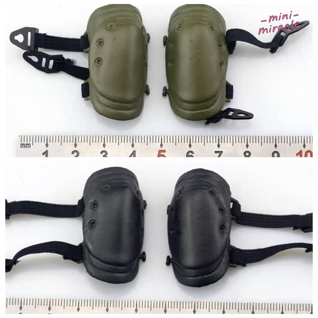 Ginocchiere tattiche soldato guerra militare moda 1/6 per corpo action figure 12"