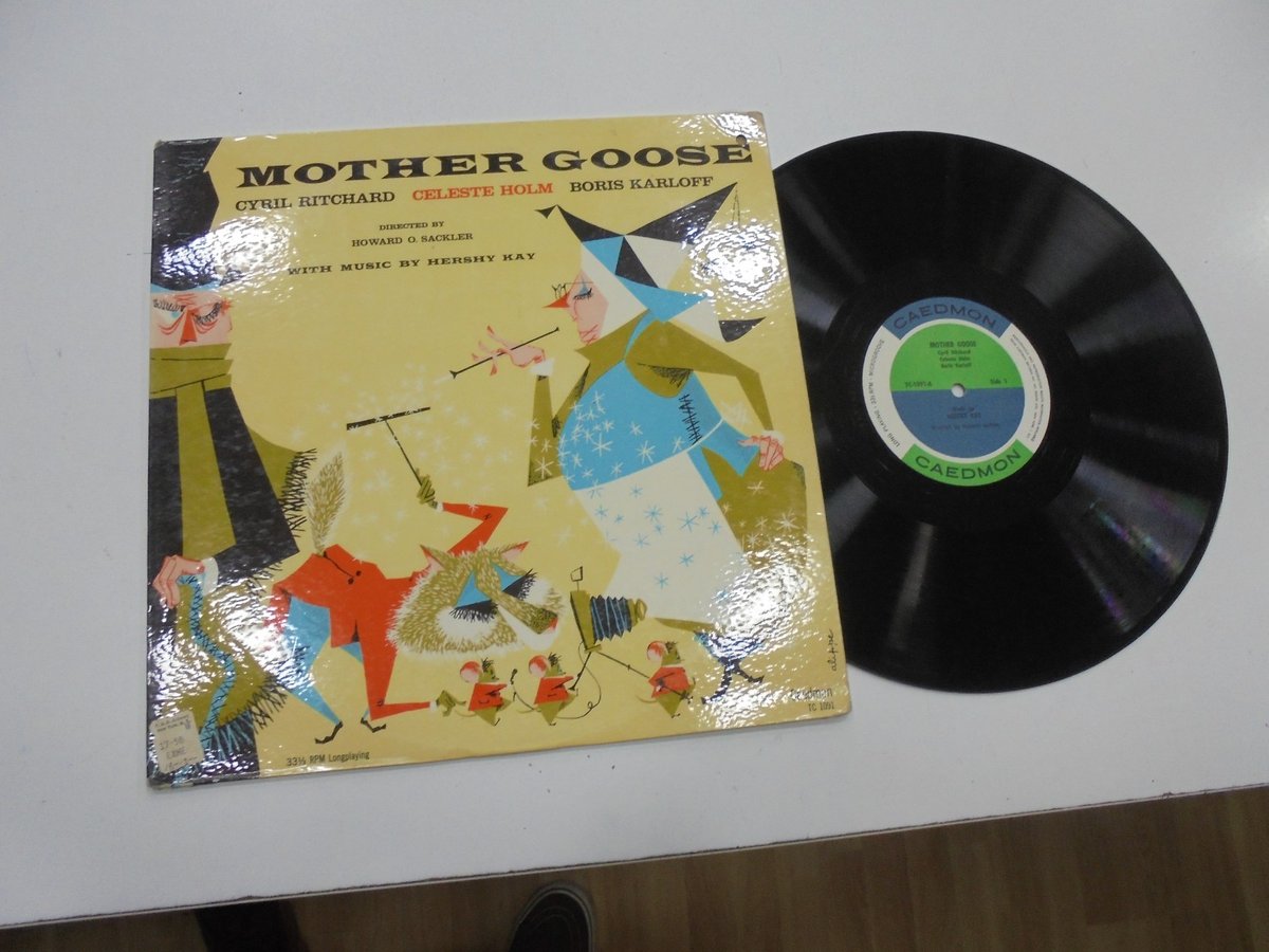 MOTHER GOOSE U.S.A. Boris Karloff LP 12 Pollici 33 rpm 1958