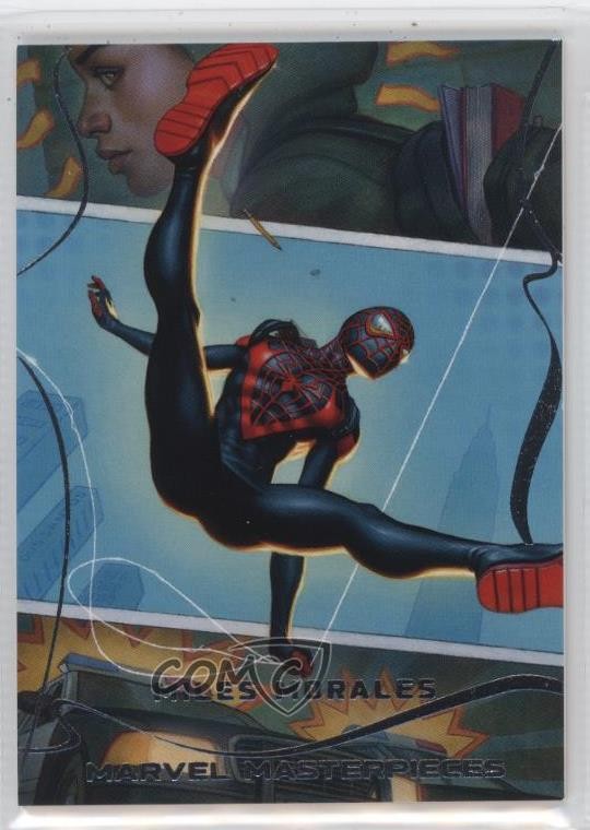 2022 Upper Deck Marvel Masterpieces 744/999 Level 3 Miles Morales #78 0wz4