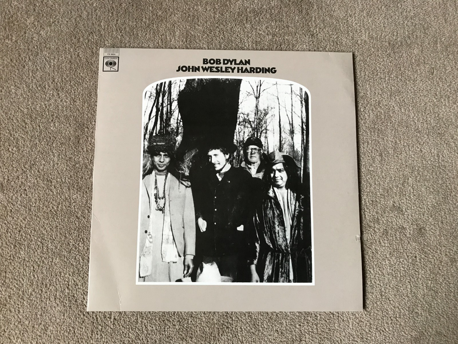 Bob Dylan ‎ John Wesley Harding LP CBS ‎ S 63252 Italy
