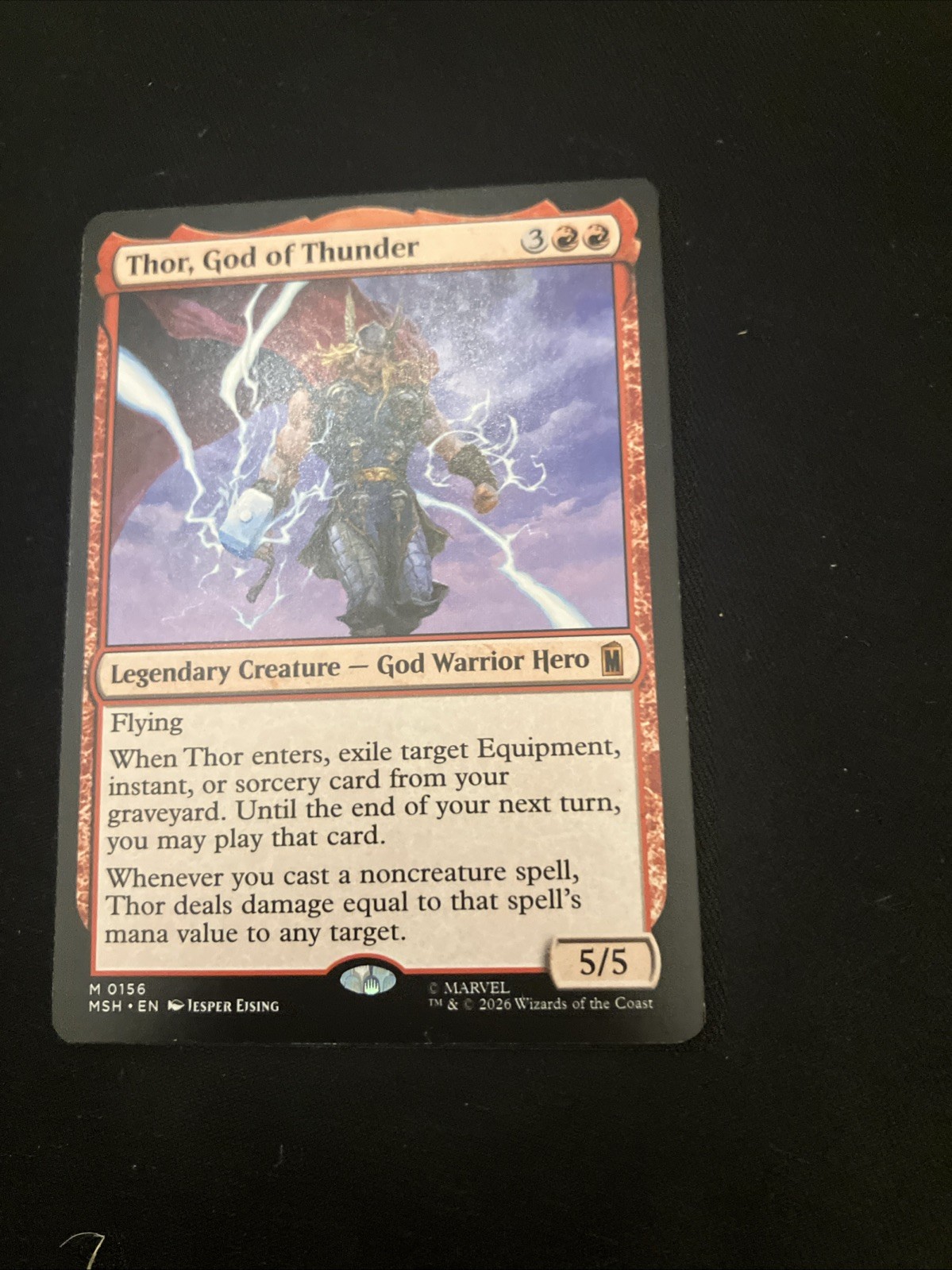 MTG Thor: God Of Thunder senza pellicola 0156 MSH
