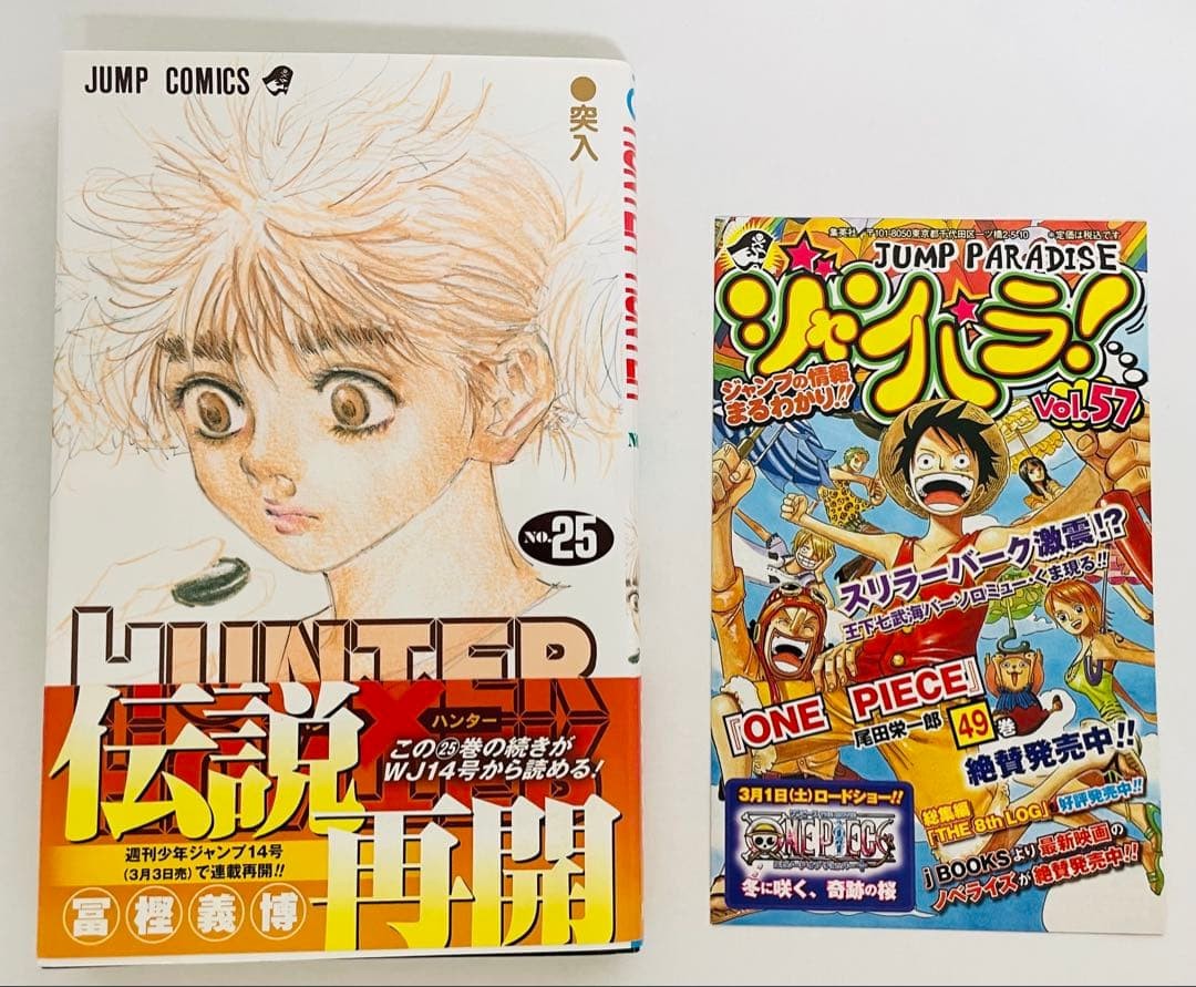 Hunter x Hunter Vol 25 2008 prima stampa manga giapponese Obi Jump Paradise 57