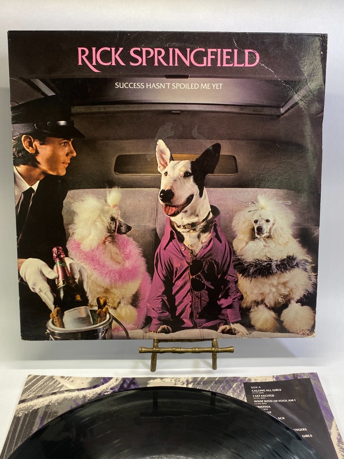 Rick Springfield Success Hasn't Spoiled Me Vinyl LP 1982 RCA Record AFL1-4125-A