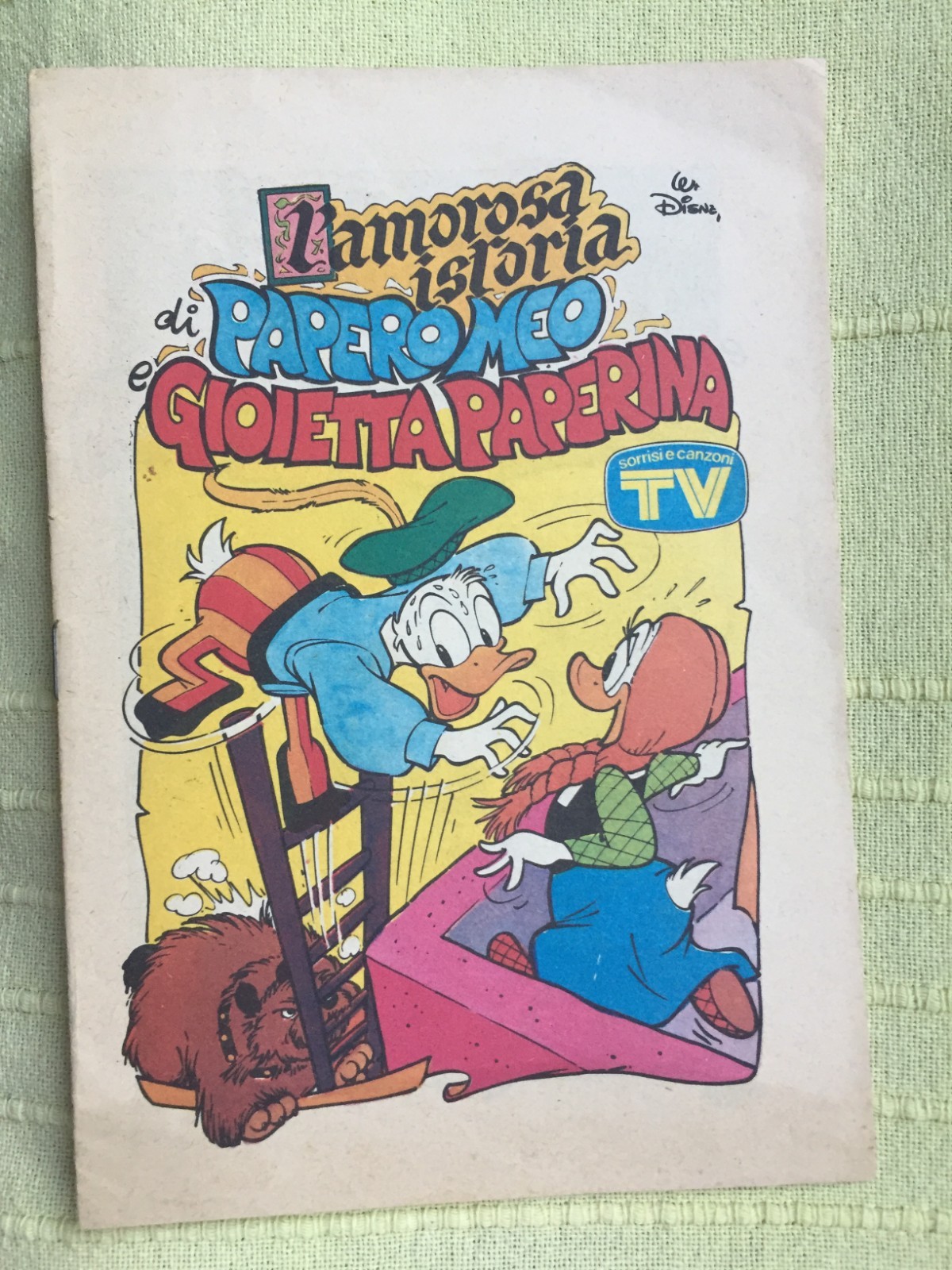 "L'AMOROSA ISTORIA DI PAPEROMEO E GIOIETTA PAPERINO", 1979. SORRISI CANZONI TV.
