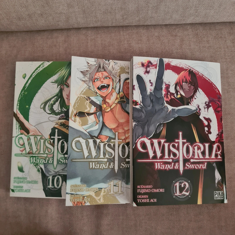 Wistoria (manga tomes 10, 11, 12)