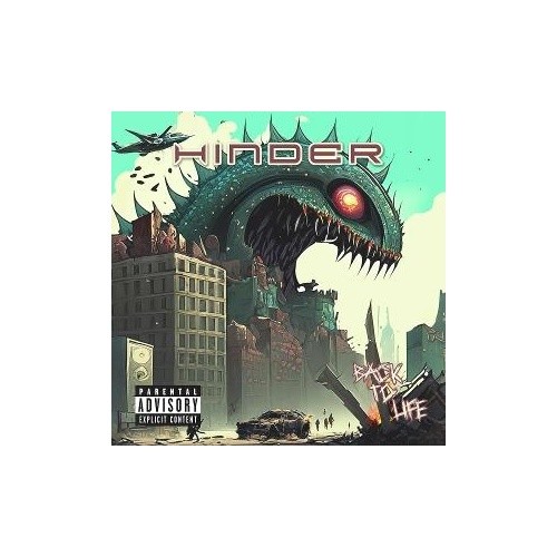 HINDER - BACK TO LIFE (LTD GREEN VINYL) - Brand New Sealed