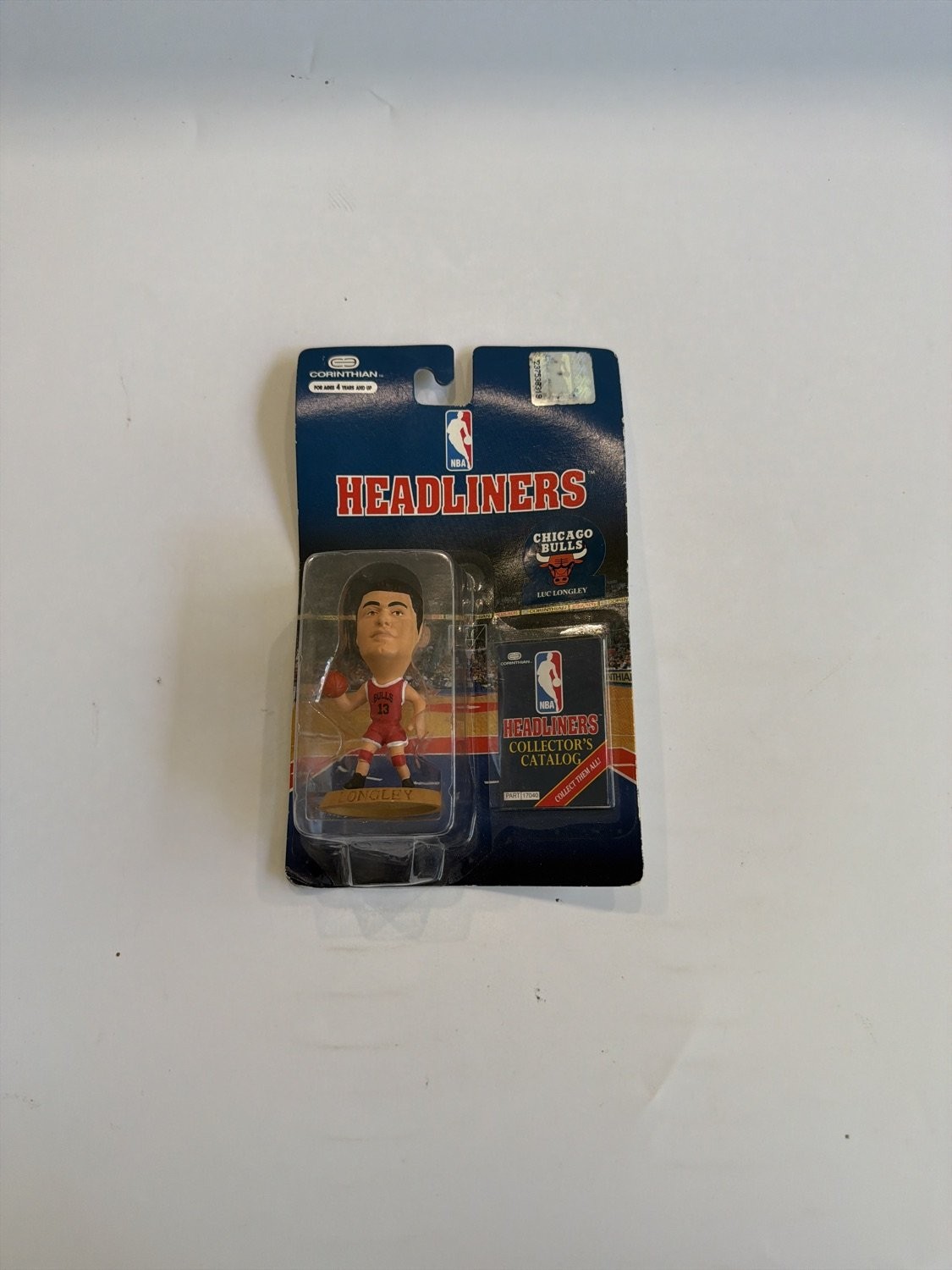 Figurina Corinthian NBA Headliners Luc Longley Chicago Bulls 1996 sigillata MOC