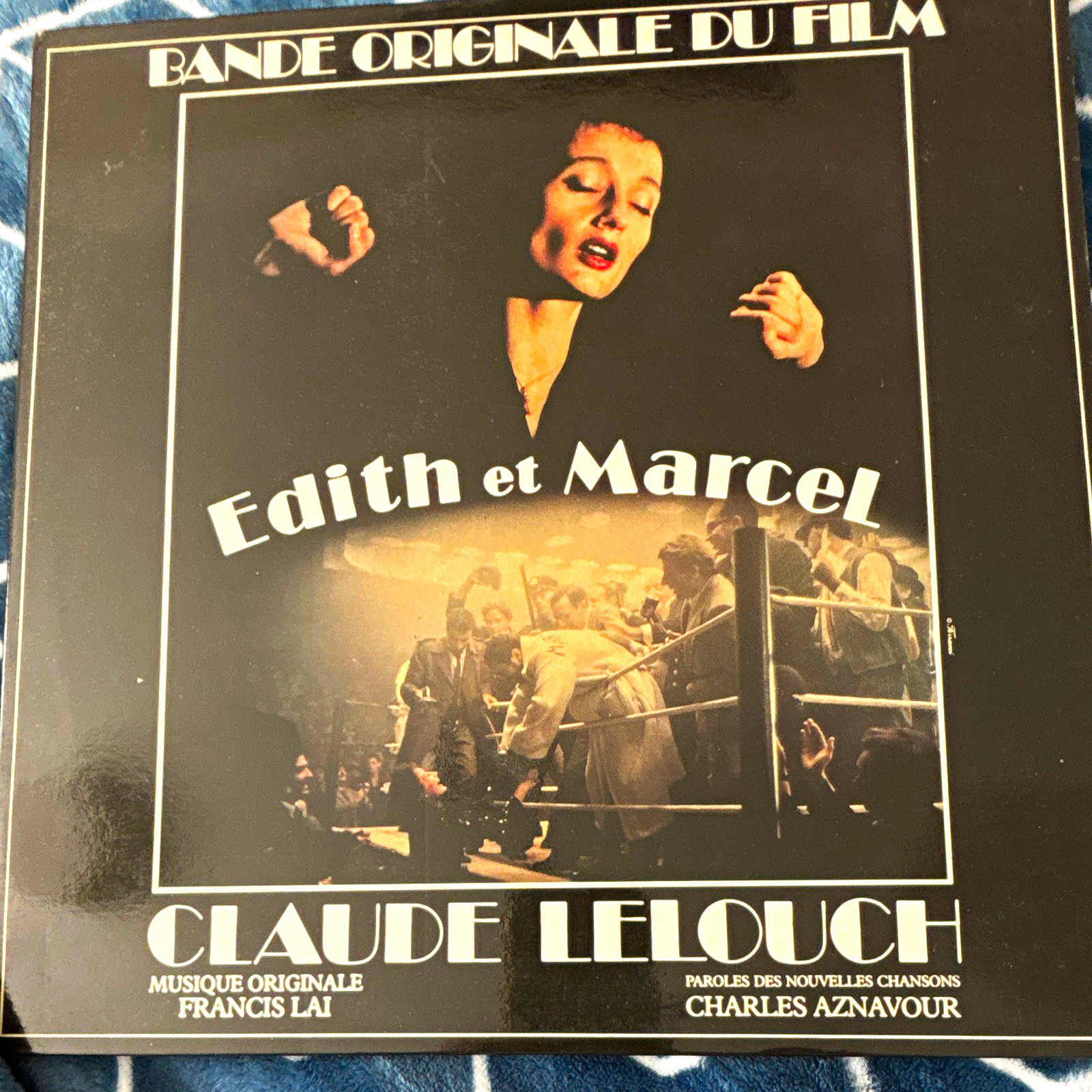 Pathé Marconi Edith et Marcel 12" Vinyl LP 33 RPM Stereo 1983 2C 170-65.090