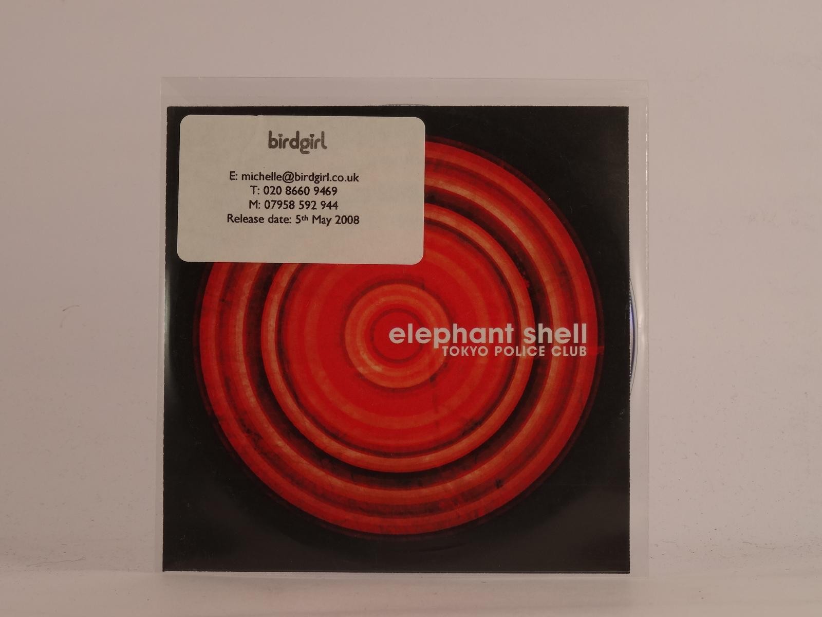 TOKYO POLICE CLUB ELEPHANT SHELL (481) 11 Track Promo CD Album plus Card Sleeve 