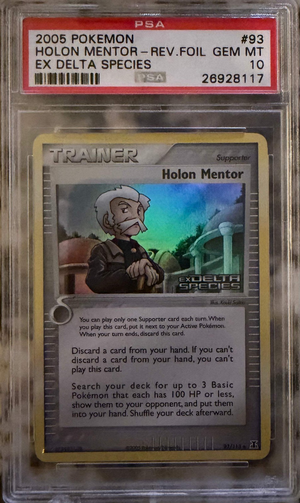 Holon Mentor Reverse Holo PSA 10